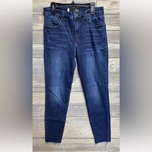 Kut From The Kloth Women's Size 4 Jean Connie Ankle Skinny Raw Hem